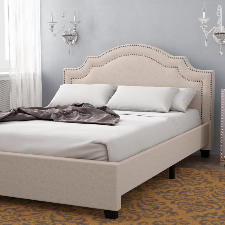 Upholstered platform bed wayfair online